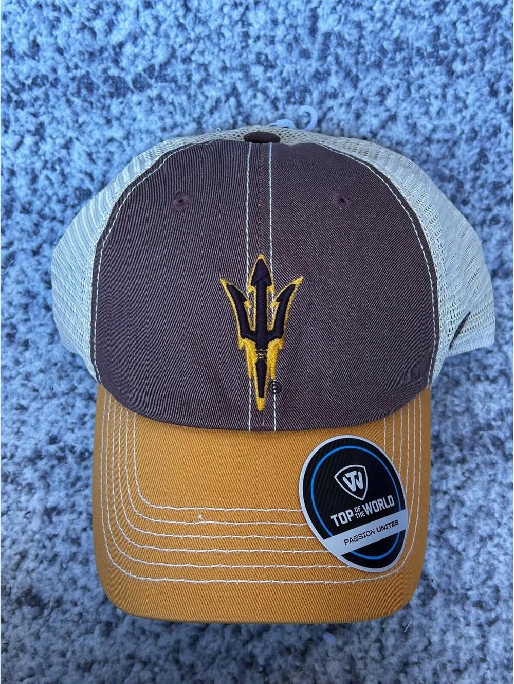 Top of the World Arizona State Sun Devils Offroad Trucker Hat Cap Adjustable New